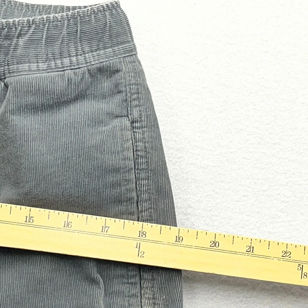 Vuori Mens Corduroy Pants Charcoal Grey Elastic Waist V440 Size M